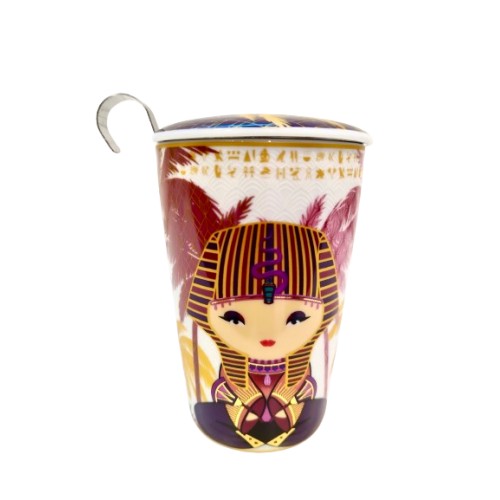 Taza Egipto Roja con Filtro